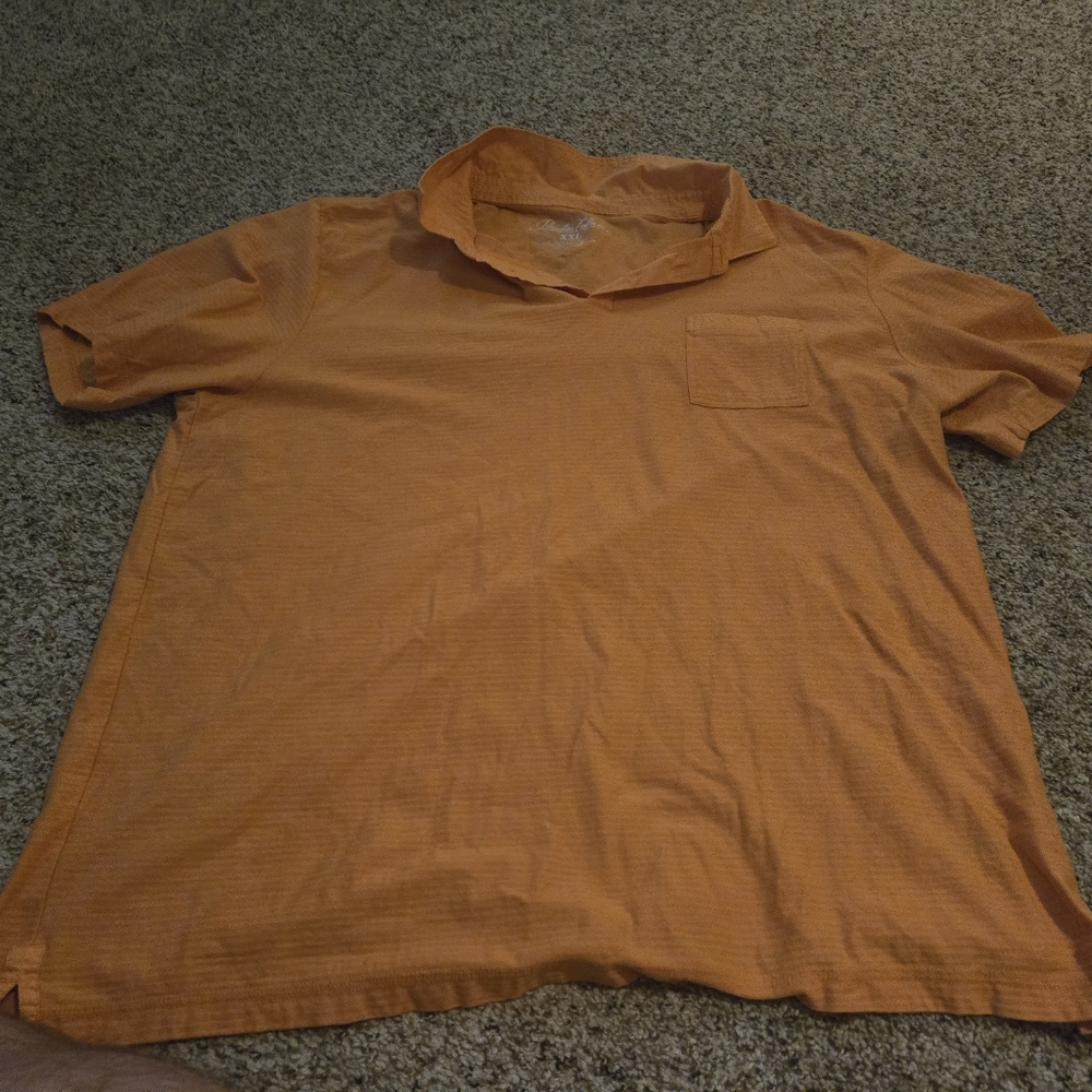 Paradise Collection Polo Shirt Mens Size XXL 52 Orange Short Sleeve